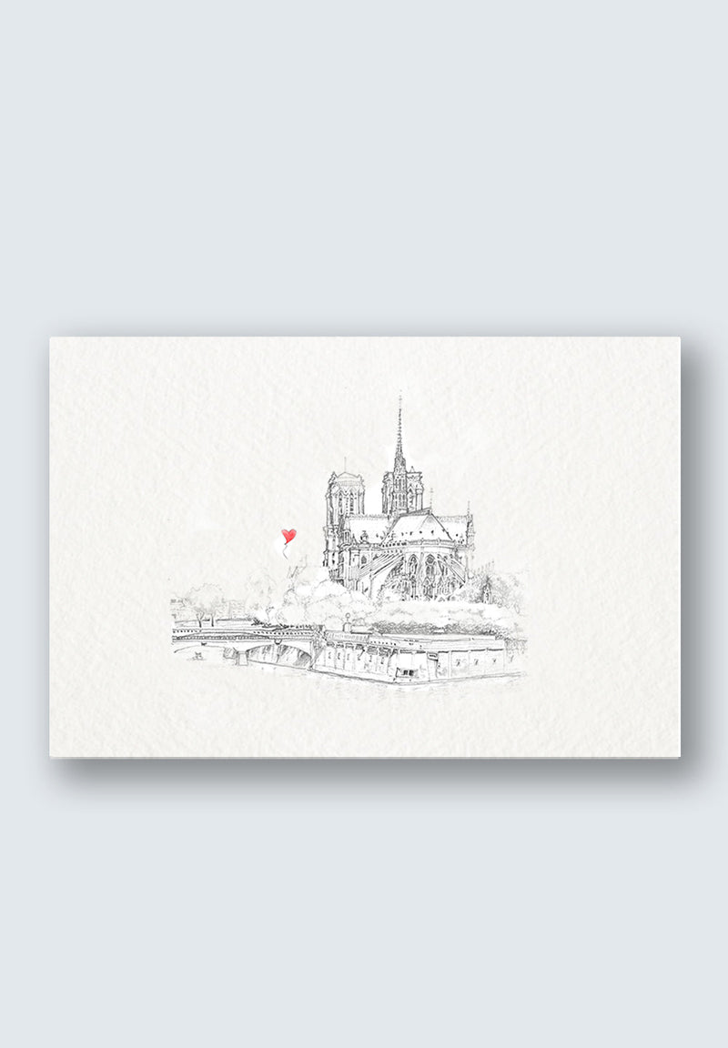 Notre Dame in Paris Greeting Card