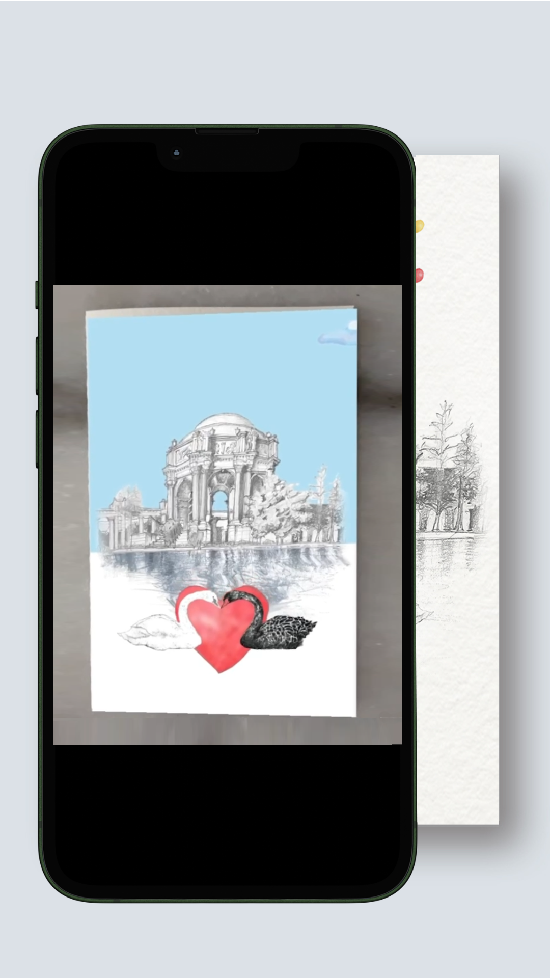 eCard AR Interactive Valentine's Day Greeting Card