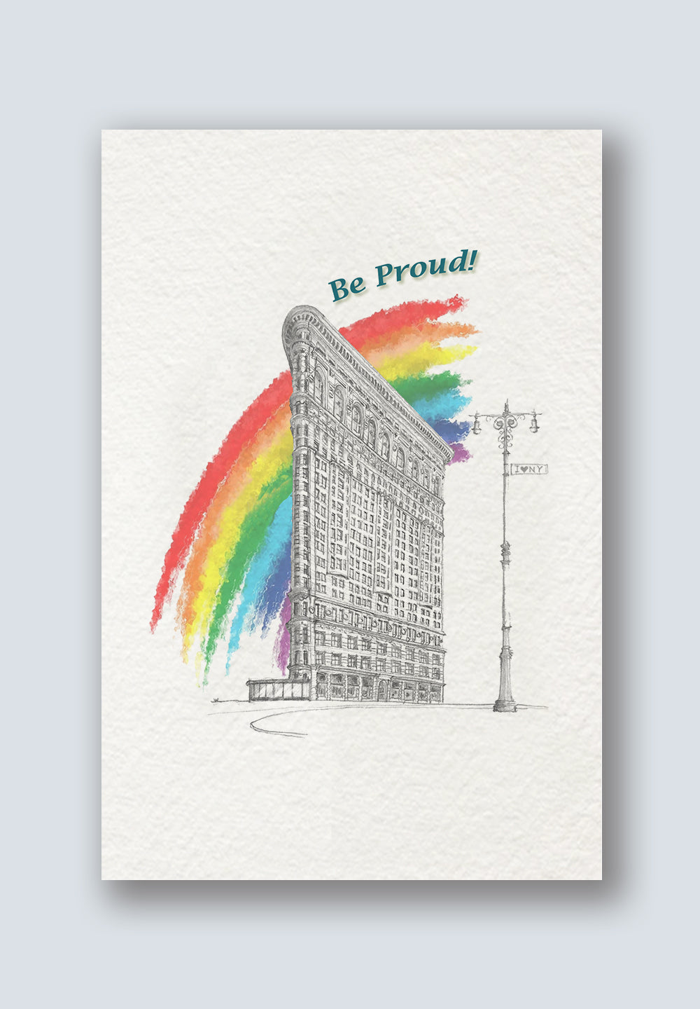 Flatiron Infatuation Pride Edition Greeting Card