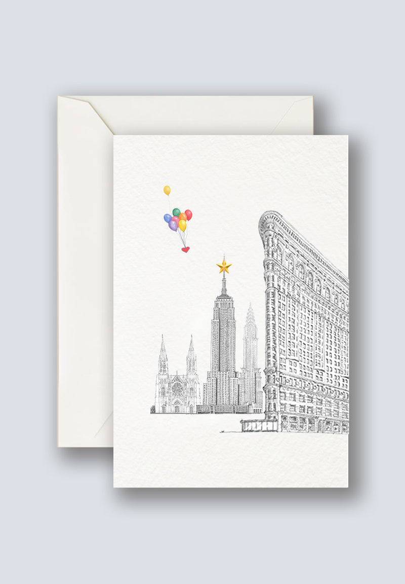happy new york greeting card