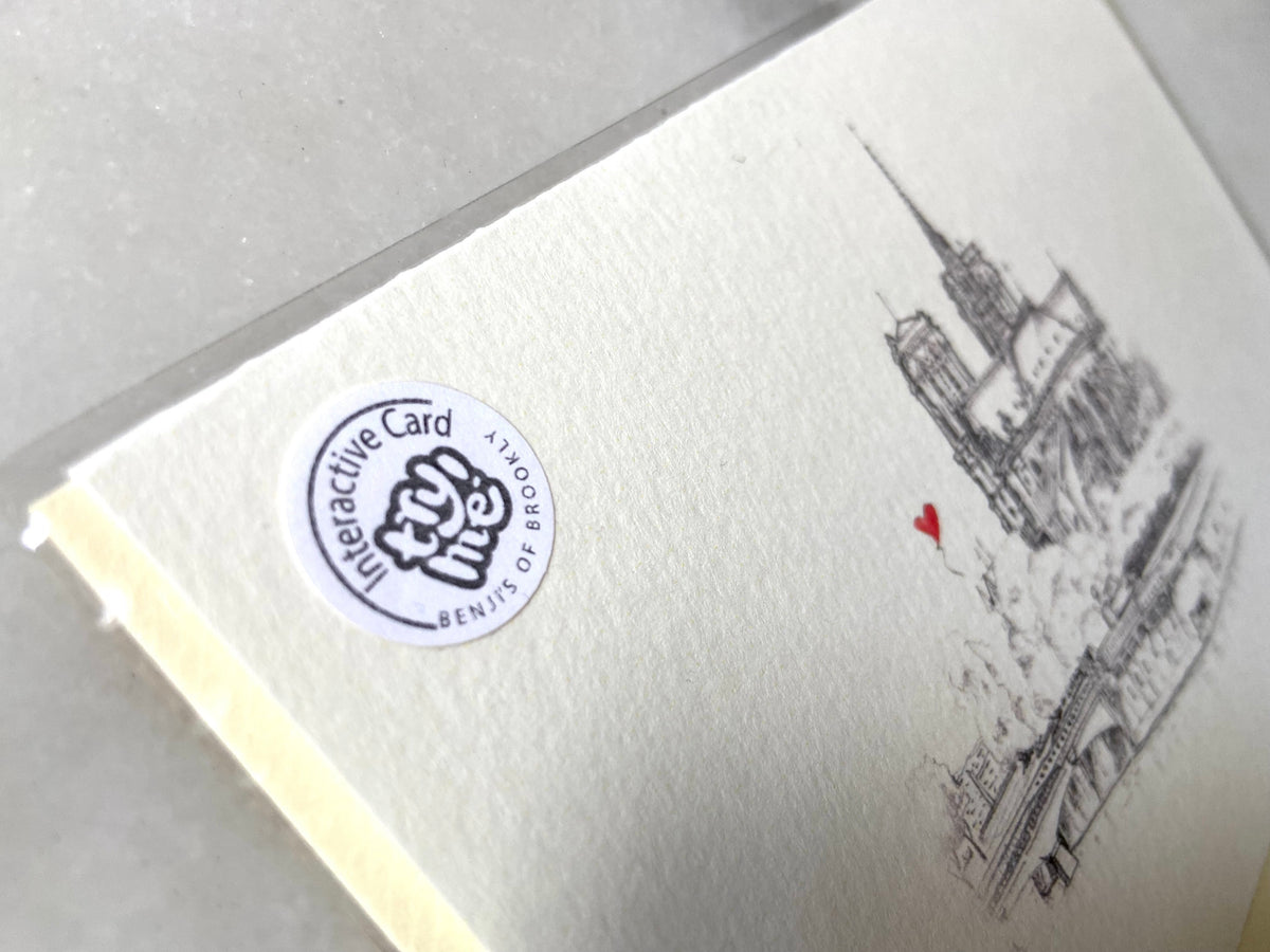 notre dame Greeting Card