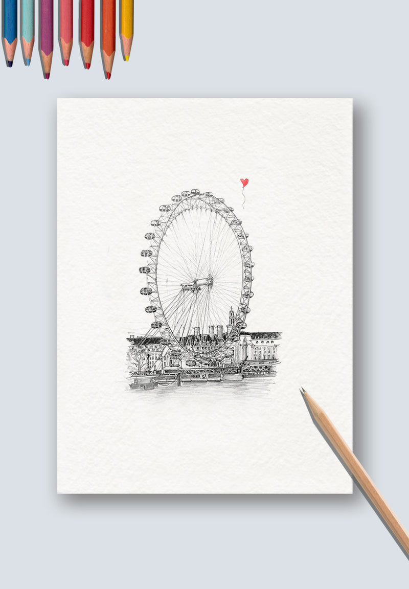 London Eye Art