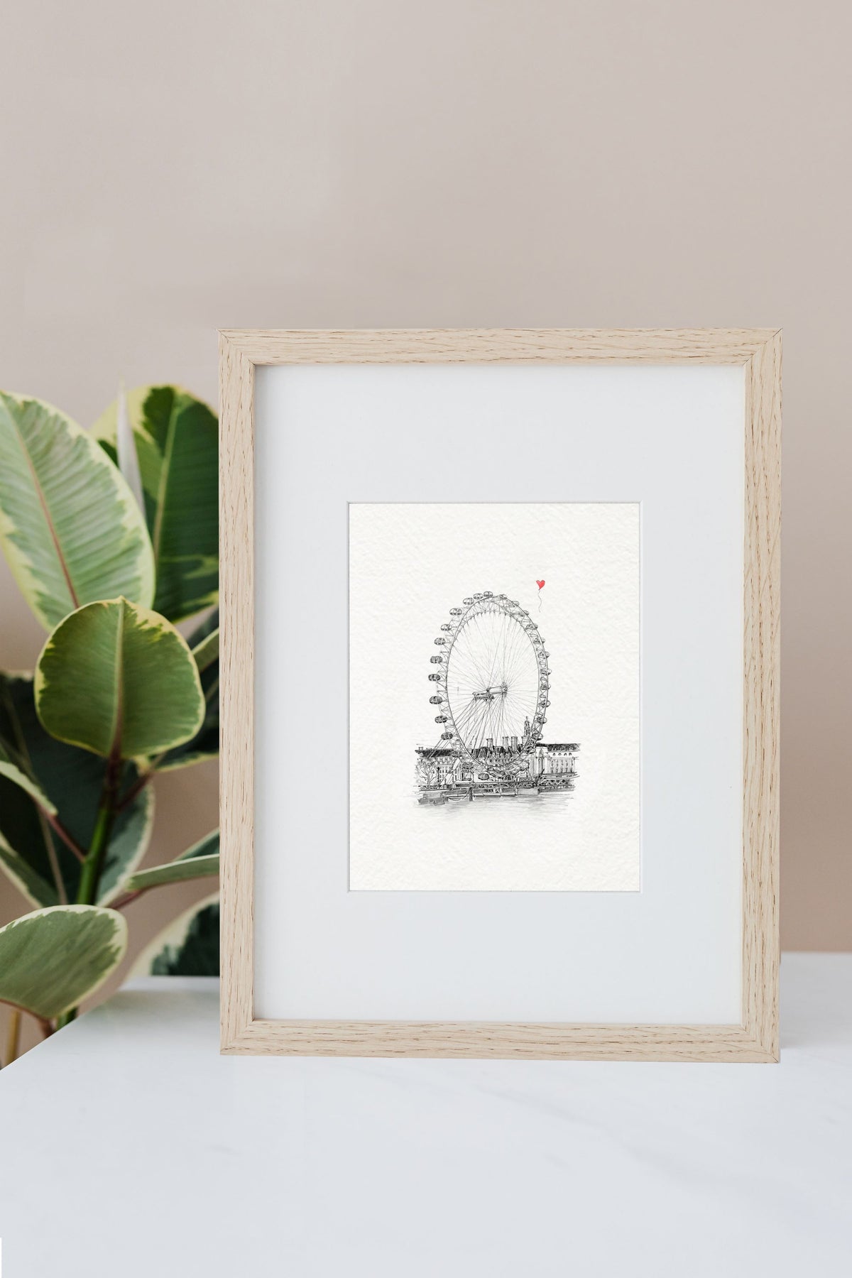 London Eye Art Print