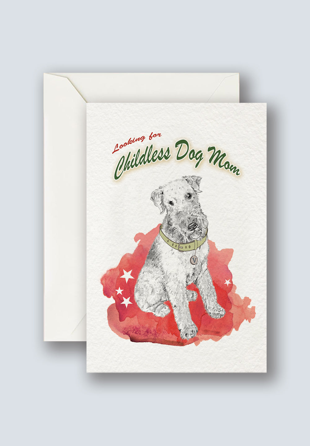 Dog Mom Greeting Card
