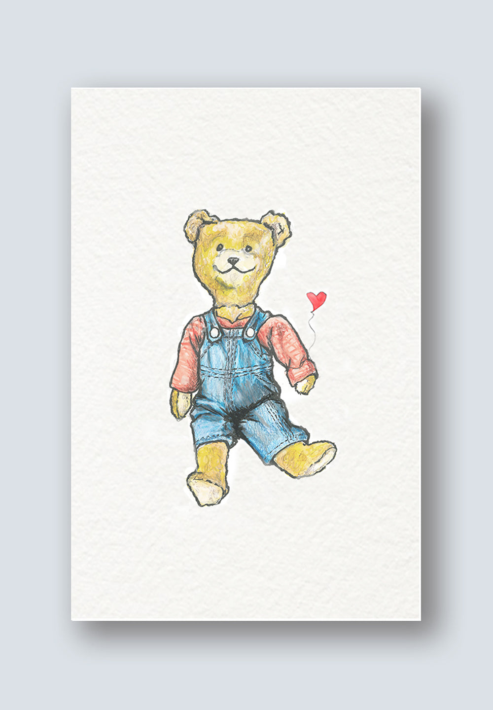 cuddle buddy greeting card