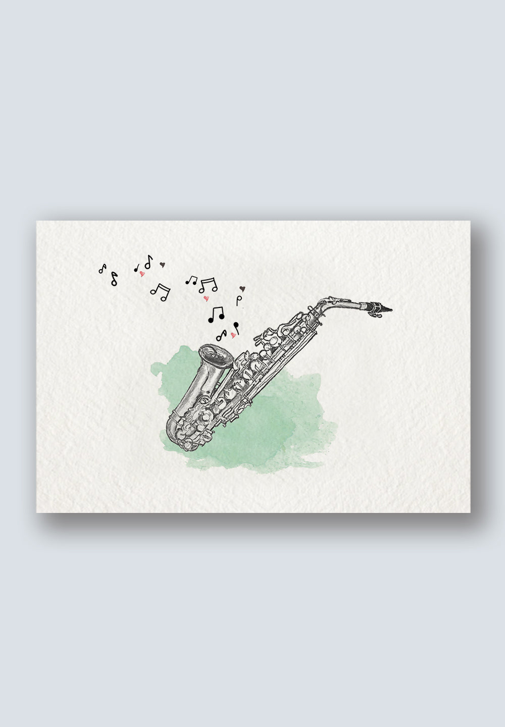 Jazz Whisper - Saxophone - Instrument Greeting Card