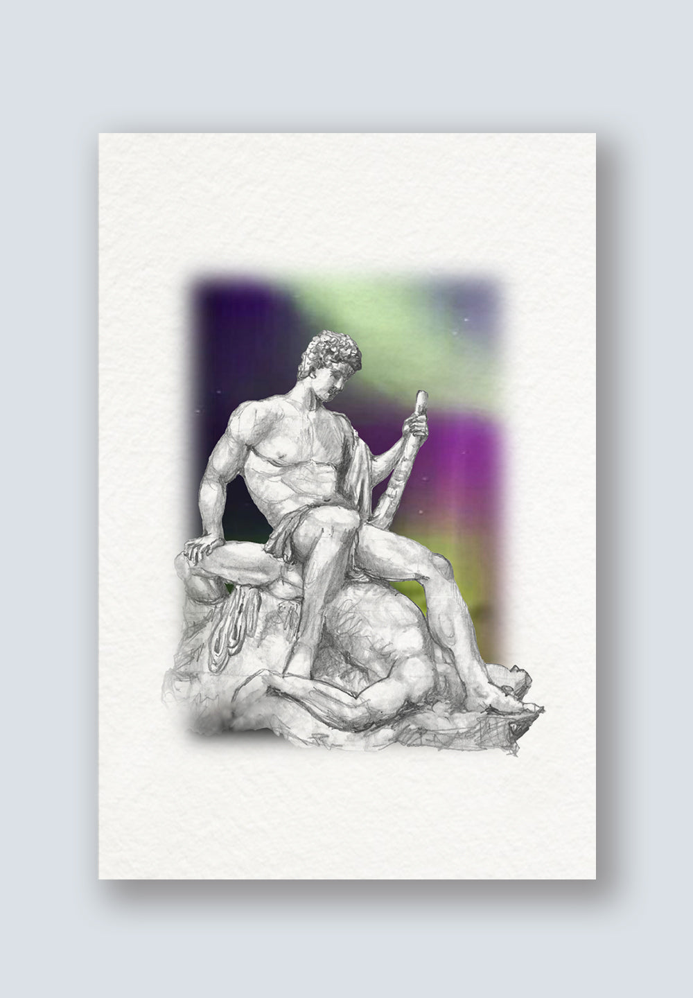 Theseus and the Minotaur Greeting Card
