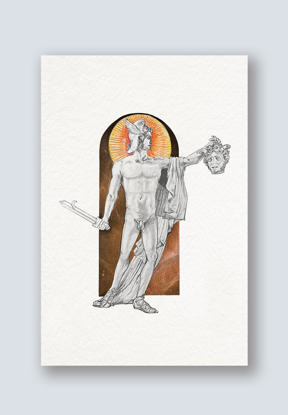 Perseus Greeting Card