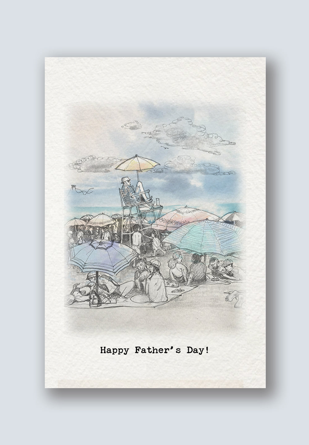 Dad’s Beach Day Greeting Card