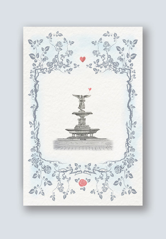 Miragi AR Interactive Bethesda Fountain Central Park Cards