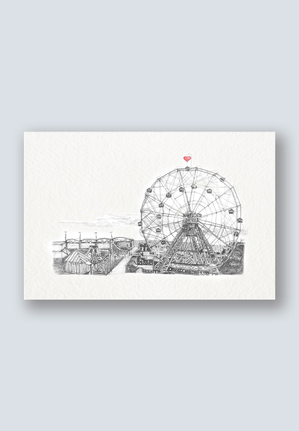 The Coney Island Wonder Wheel Greeting Card