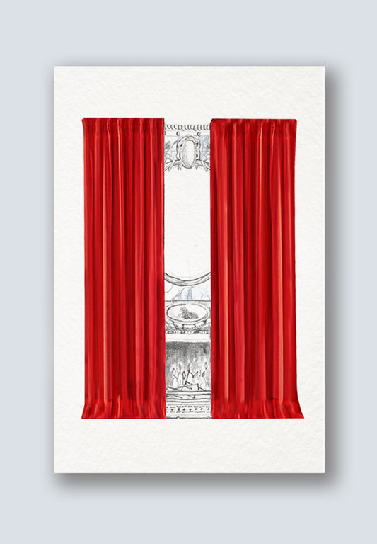 Miragi AR Interactive Christmas Card - Red Curtain Call