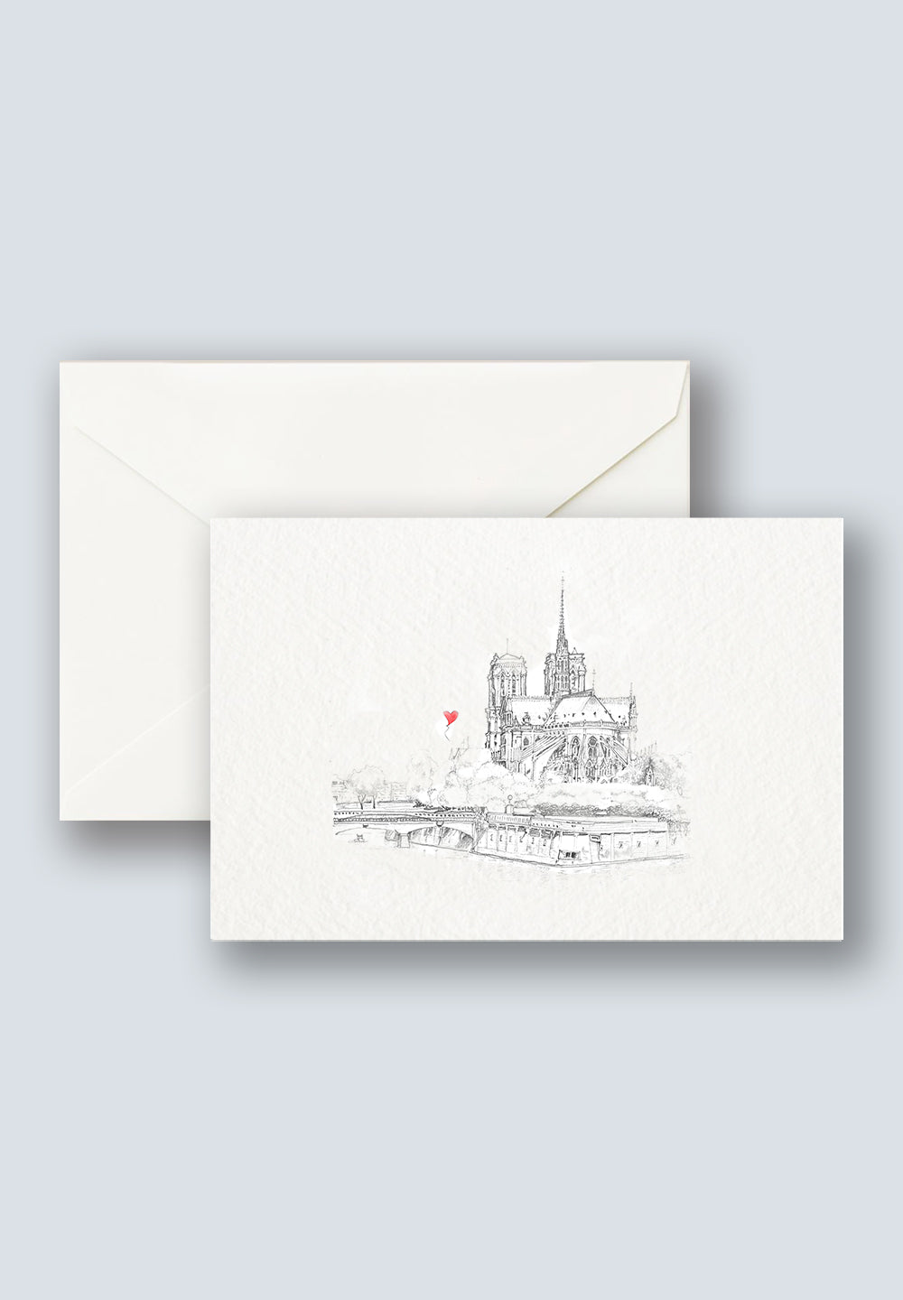 Miragi AR Interactive Greeting Card - Notre Dame in Paris
