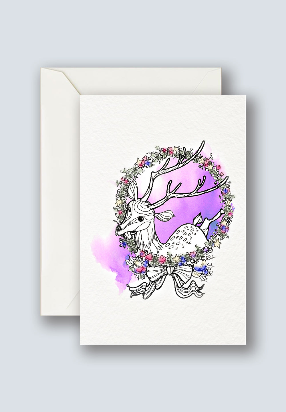 Holiday Card - Dear. Oh Christmas Deer!