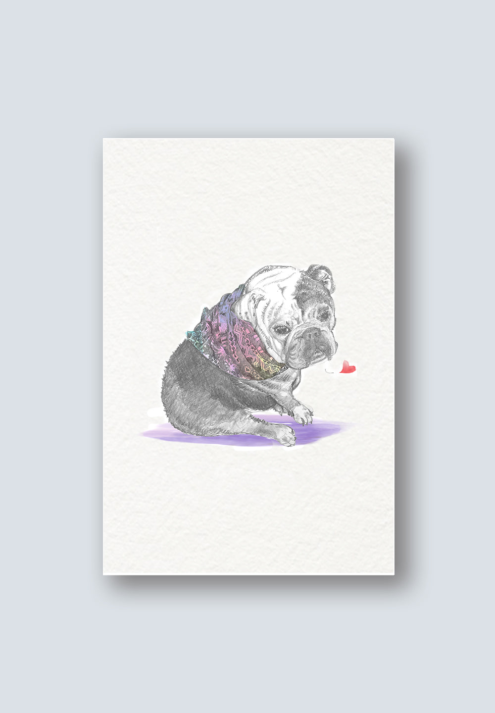 Mick the Bulldog Greeting Cards - Mother's Day