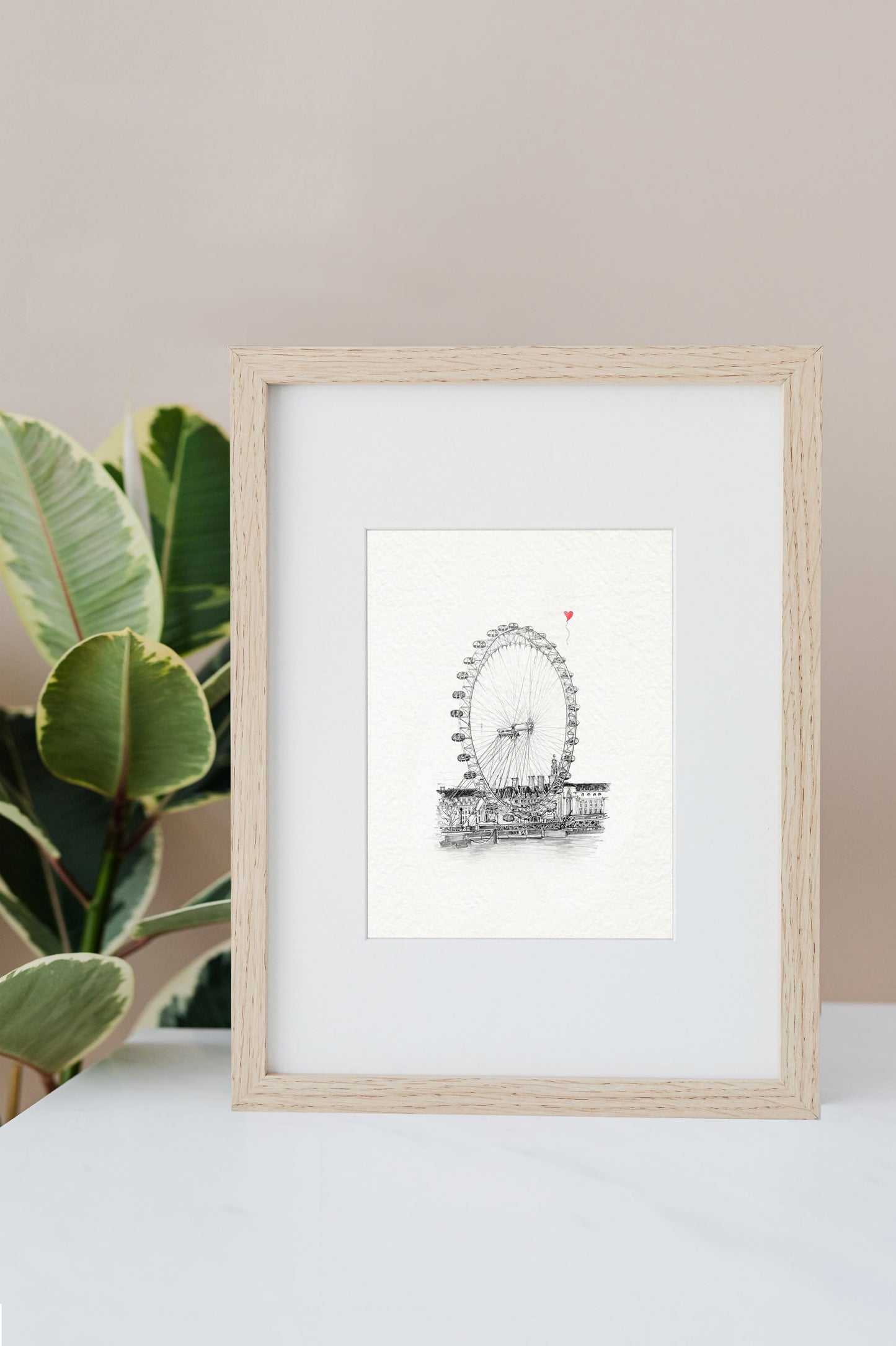 London Eye Art Print