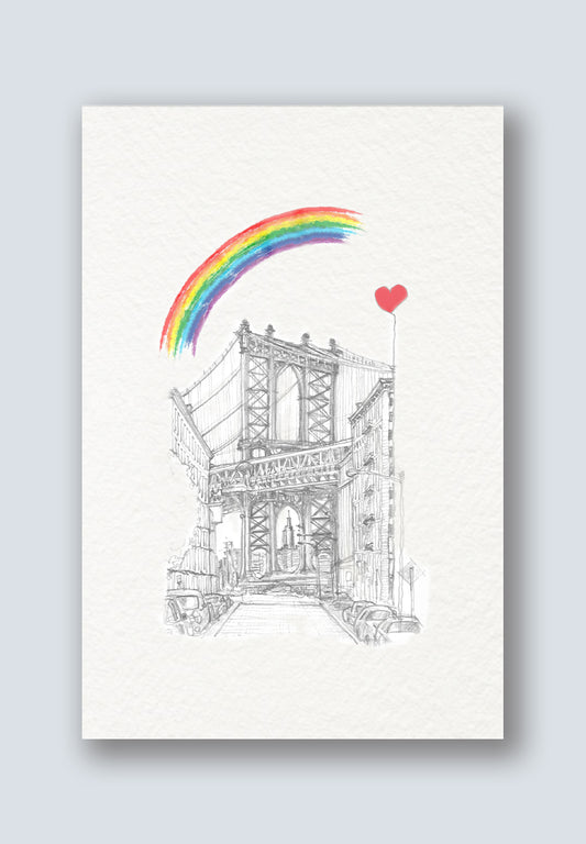 Road to the Empire - Manhattan Bridge - Pride Edition