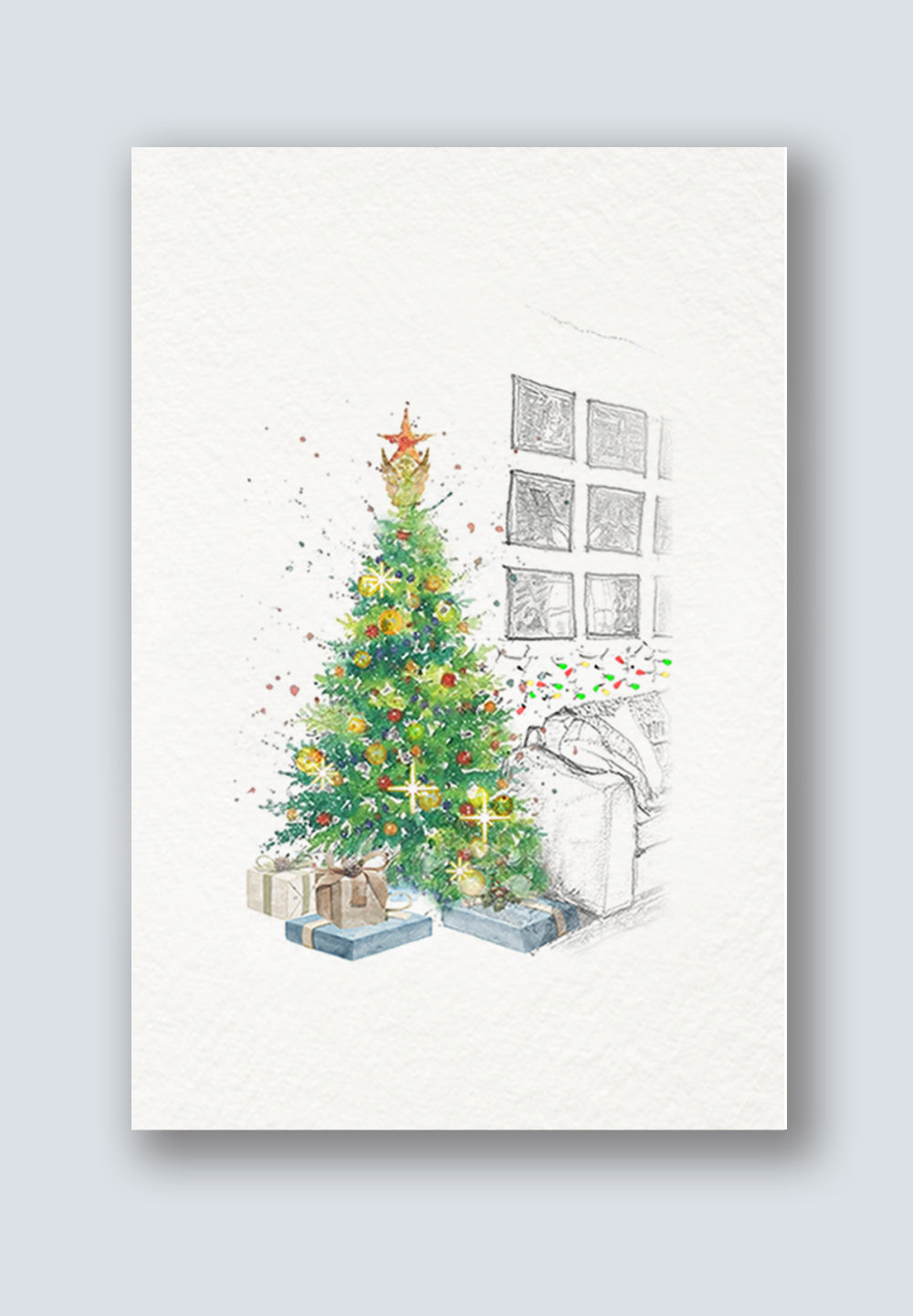Holiday Card Christmas Tree